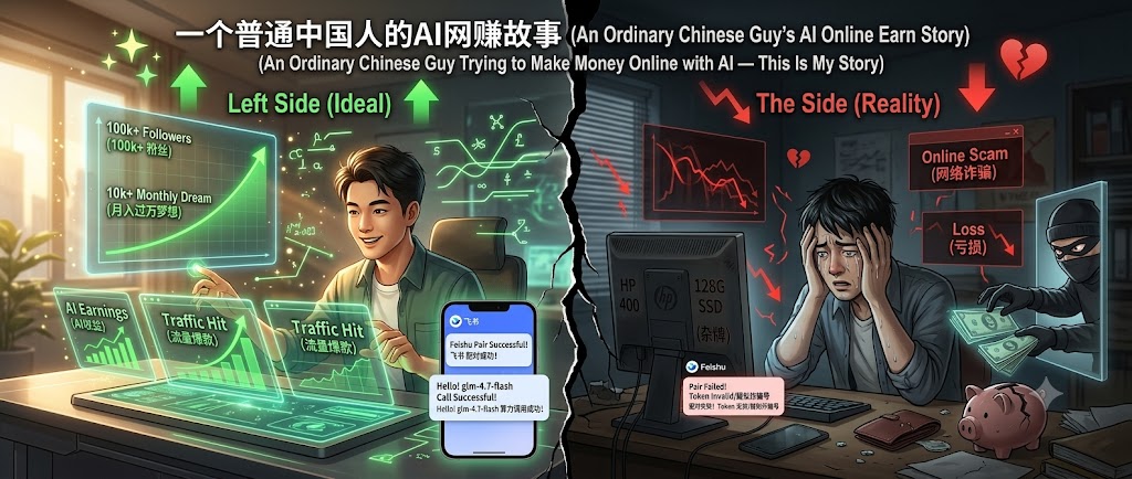 I’m an Ordinary Chinese Guy Trying to Make Money Online with AI — This Is My Story