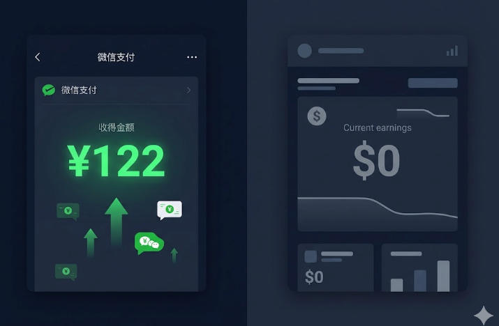 WeChat vs English Blog: My Friend Made ¥122 This Month. I’ve Made $0 After 6 Years of Trying.