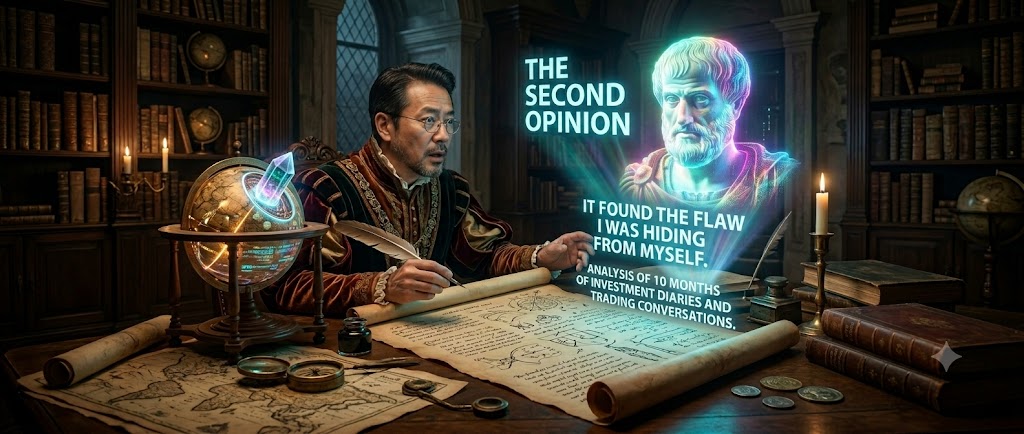 I Asked AI to Read 10 Months of My Investment Conversations and Write a Second Opinion. It Found the Flaw I Was Hiding From Myself.