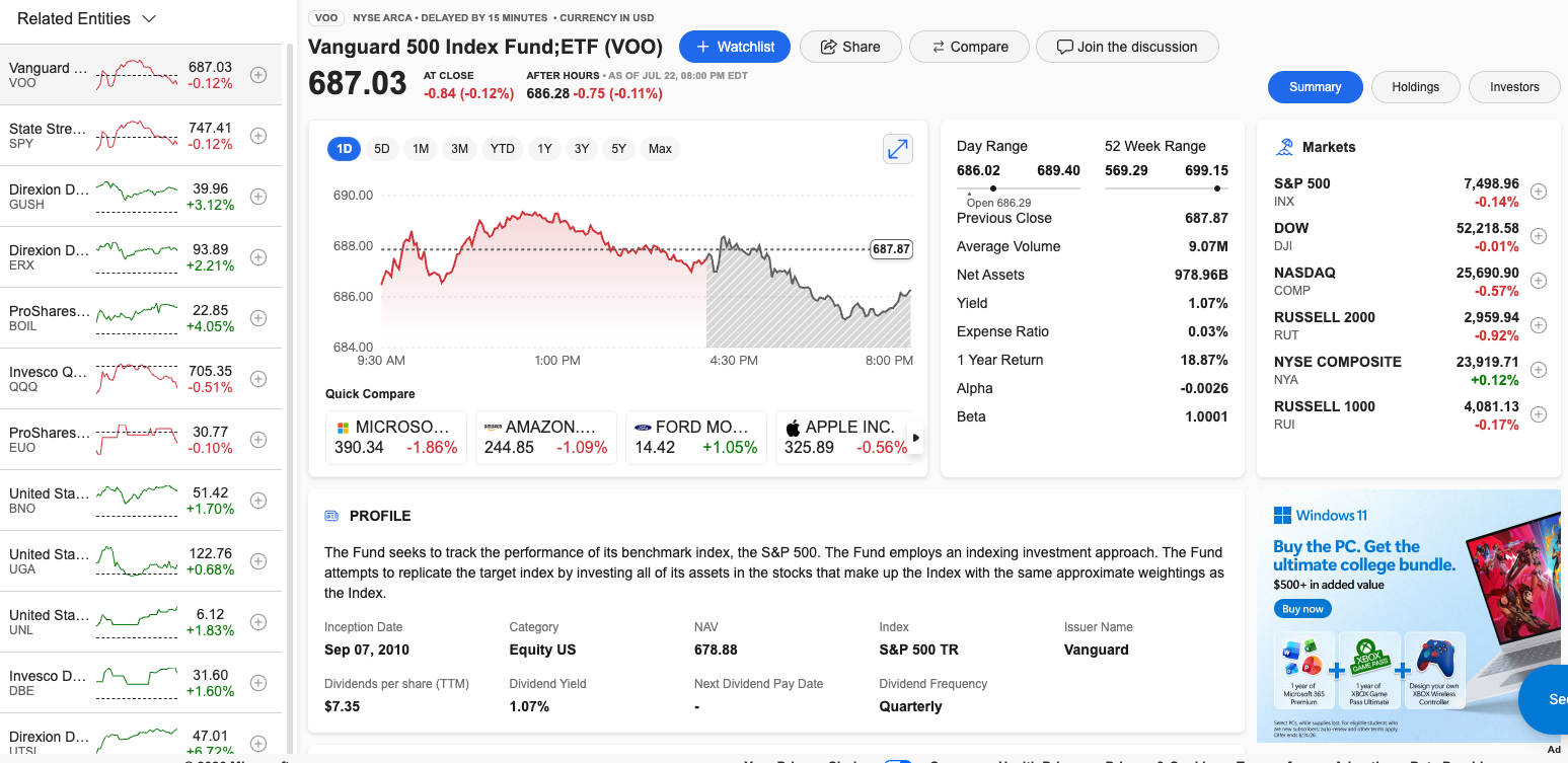 S&P 500 index fund - Episode 5 results
