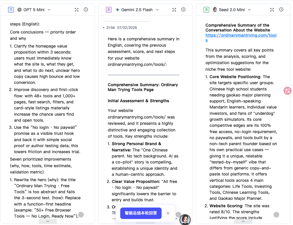 Three AIs Reviewed My Website. They All Found the Same Problems.